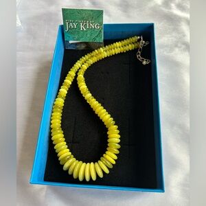 Jay King Mine Finds Peridot Rondel Necklace